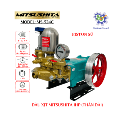 Đầu xịt cao áp MITSUSHITA 1HP (Model: MS-524C)