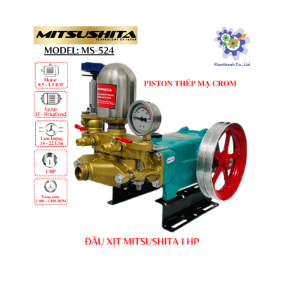 Đầu xịt cao áp MITSUSHITA 1HP (Model: MS-524)