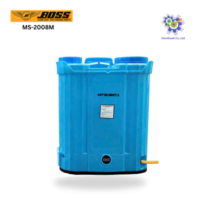 Bình xịt điện MITSUSHITA 20L 8AH Bơm đơn CÓ CHẾ ĐỘ ĐẢO THUỐC (Model: MS-2008M)