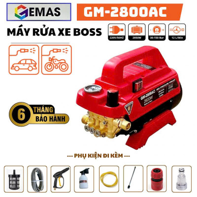 Máy rửa xe GEMAS công suất 2850W (Model GM-2800AC)